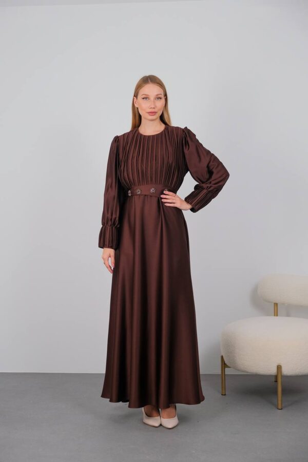 Ballroom Gown - Brown - Image 4