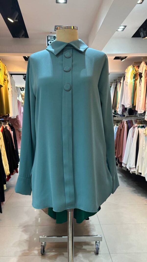 3 Button Suit - Light Turquoise